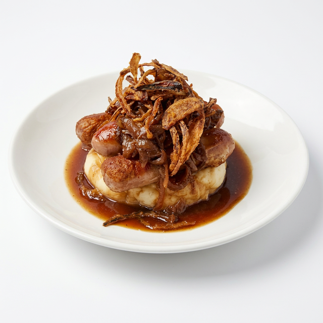 Bangers and Mash.