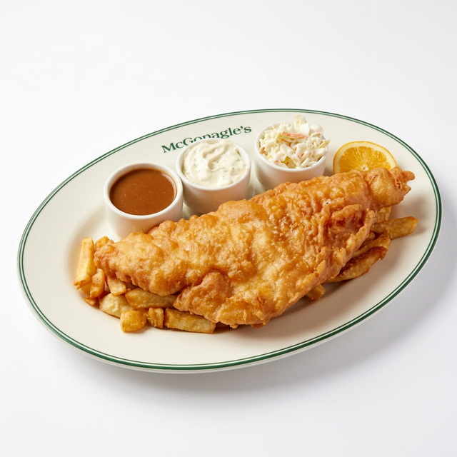 Fish and Chips.