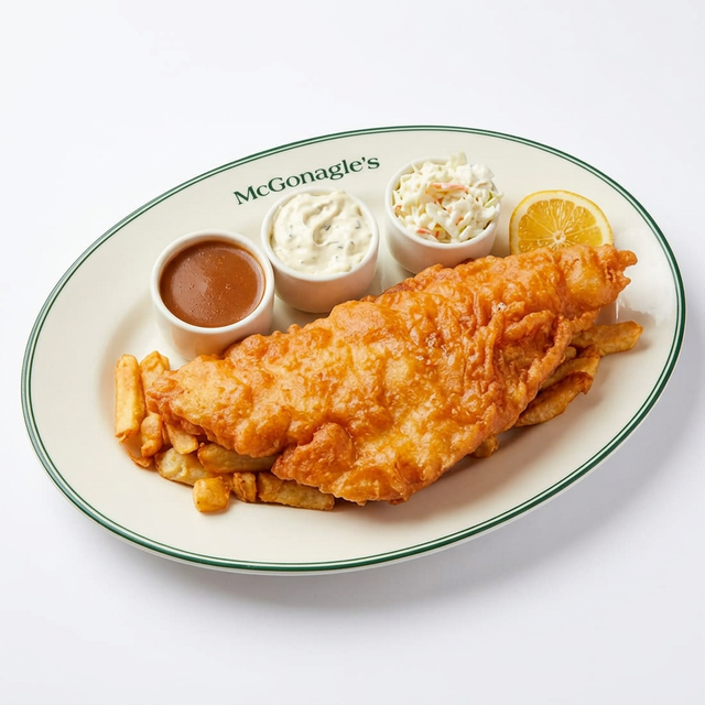 Fish and Chips.
